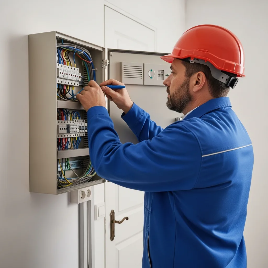 Électricien intervenant à Angervilliers