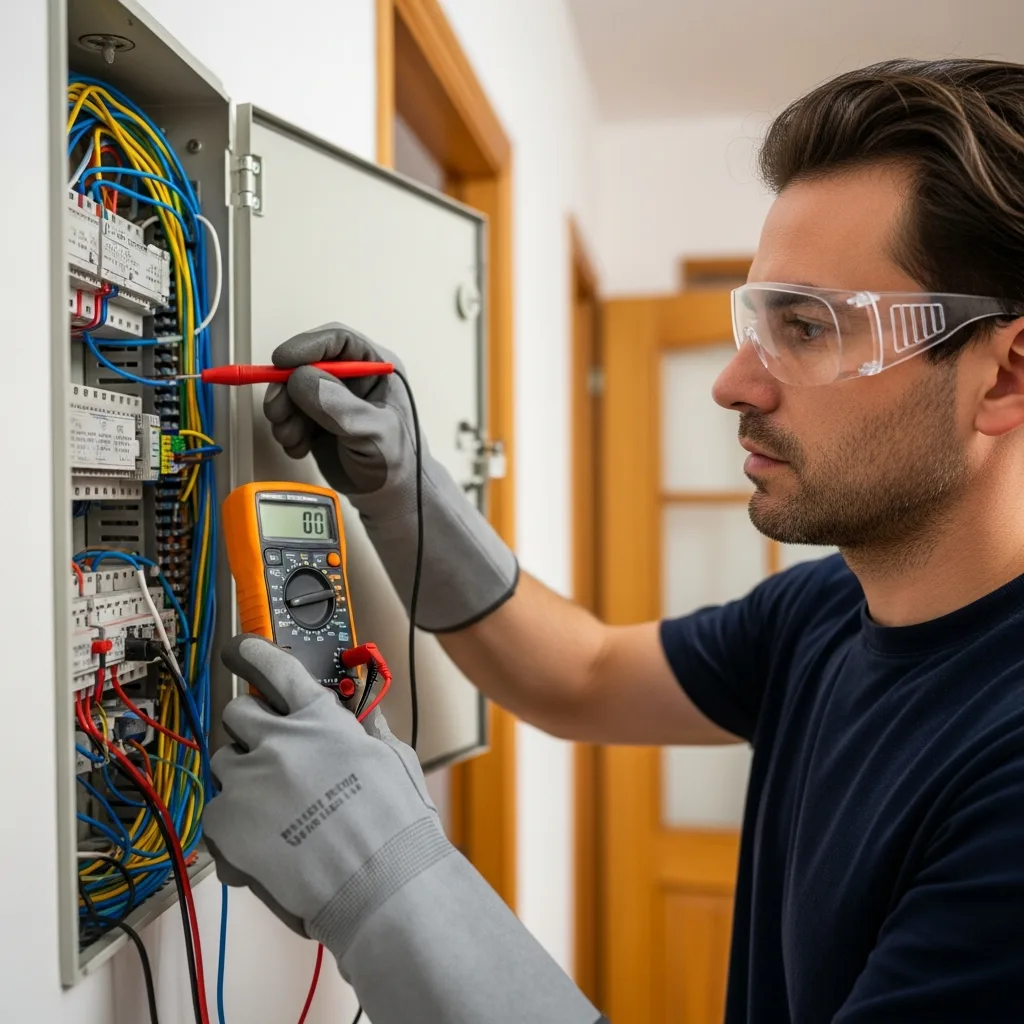 Électricien intervenant à Aubergenville