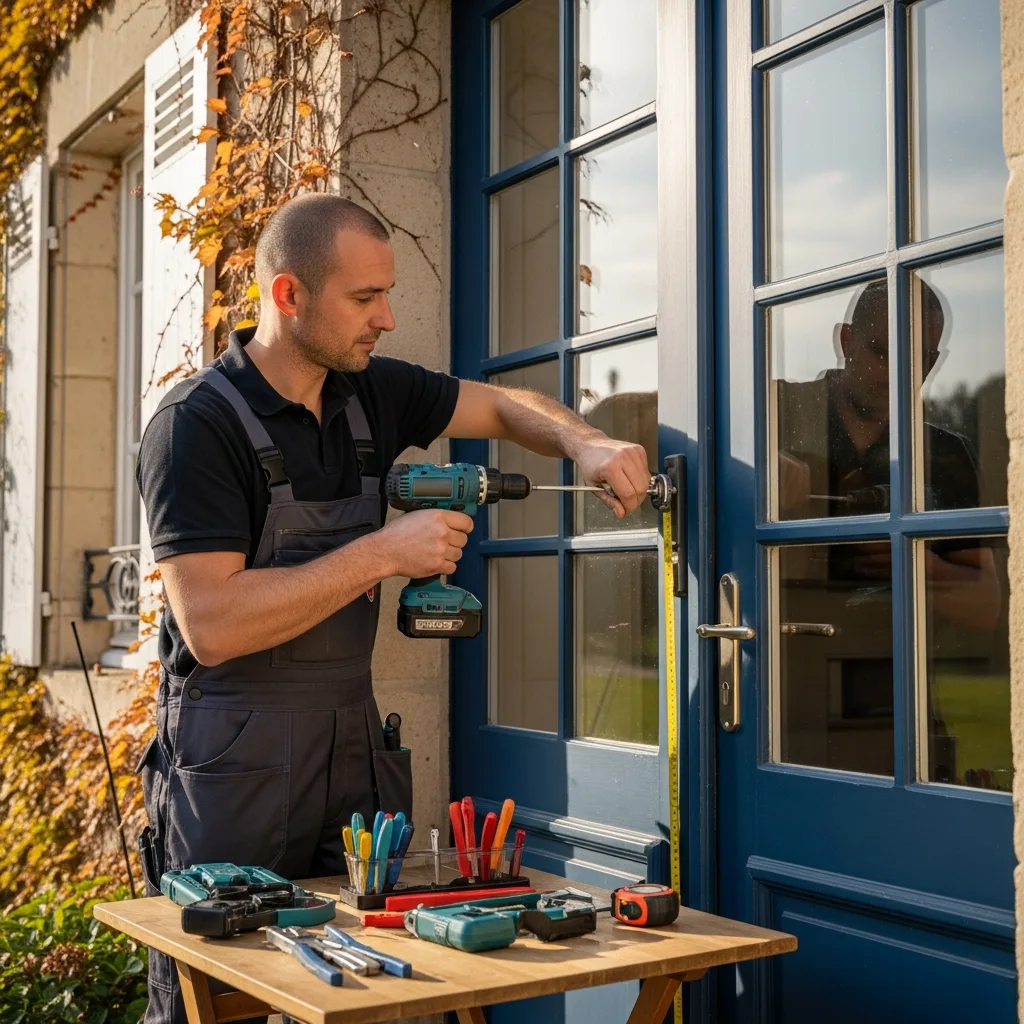 Installation serrure haute sécurité à Aubergenville (78410)
