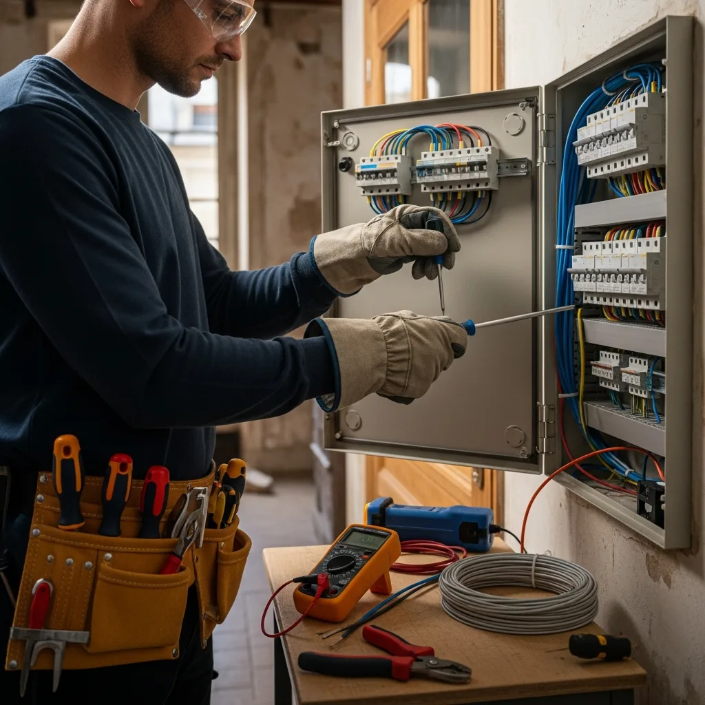 Électricien intervenant à Avon