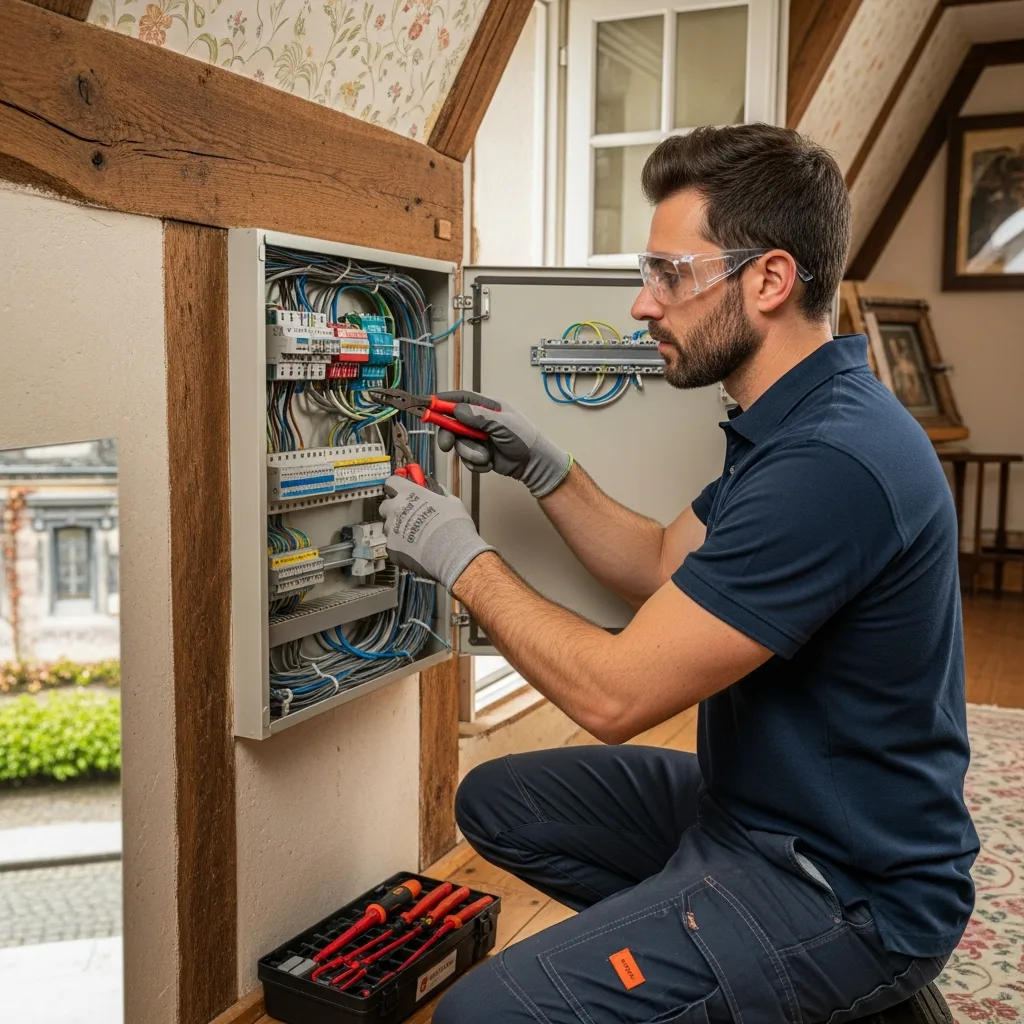 Électricien intervenant à Barbizon