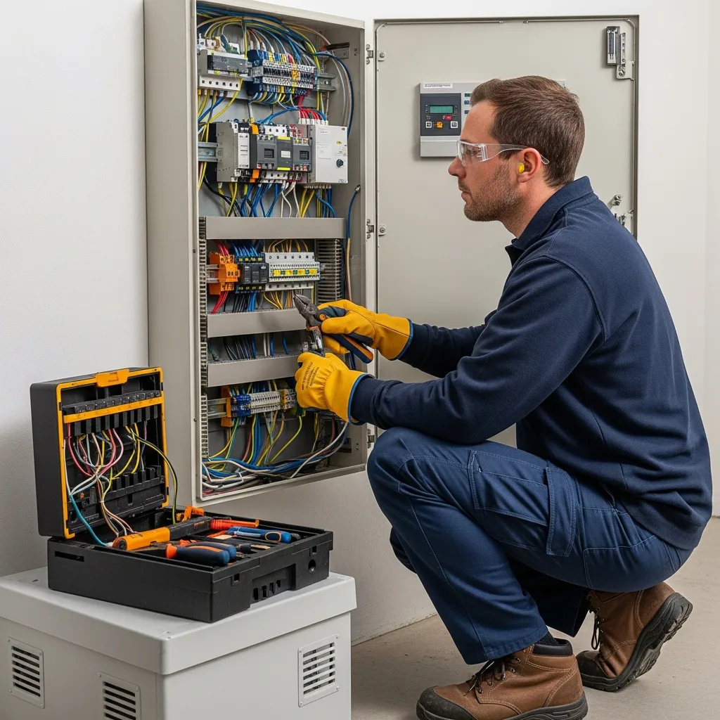 Électricien intervenant à Baulne