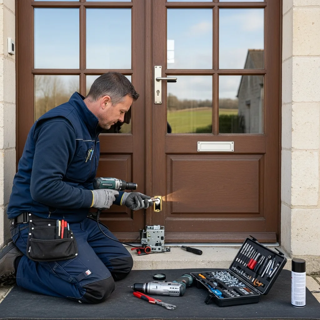 Installation serrure haute sécurité à Baulne (91590)