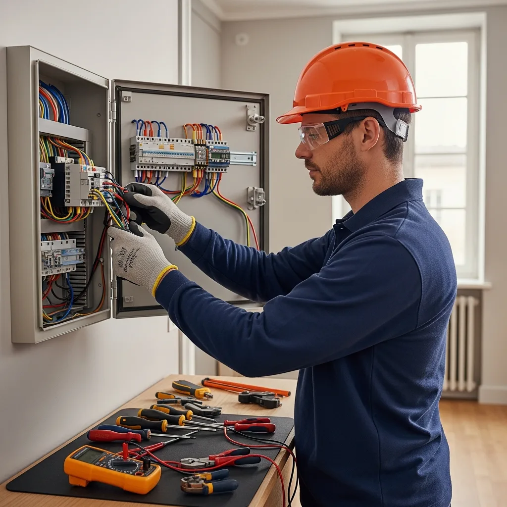 Électricien intervenant à Beauchamp