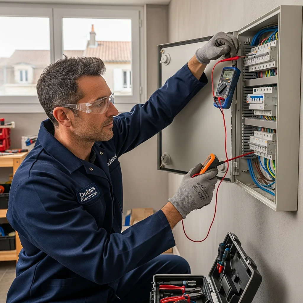 Électricien intervenant à Beaumont-sur-Oise