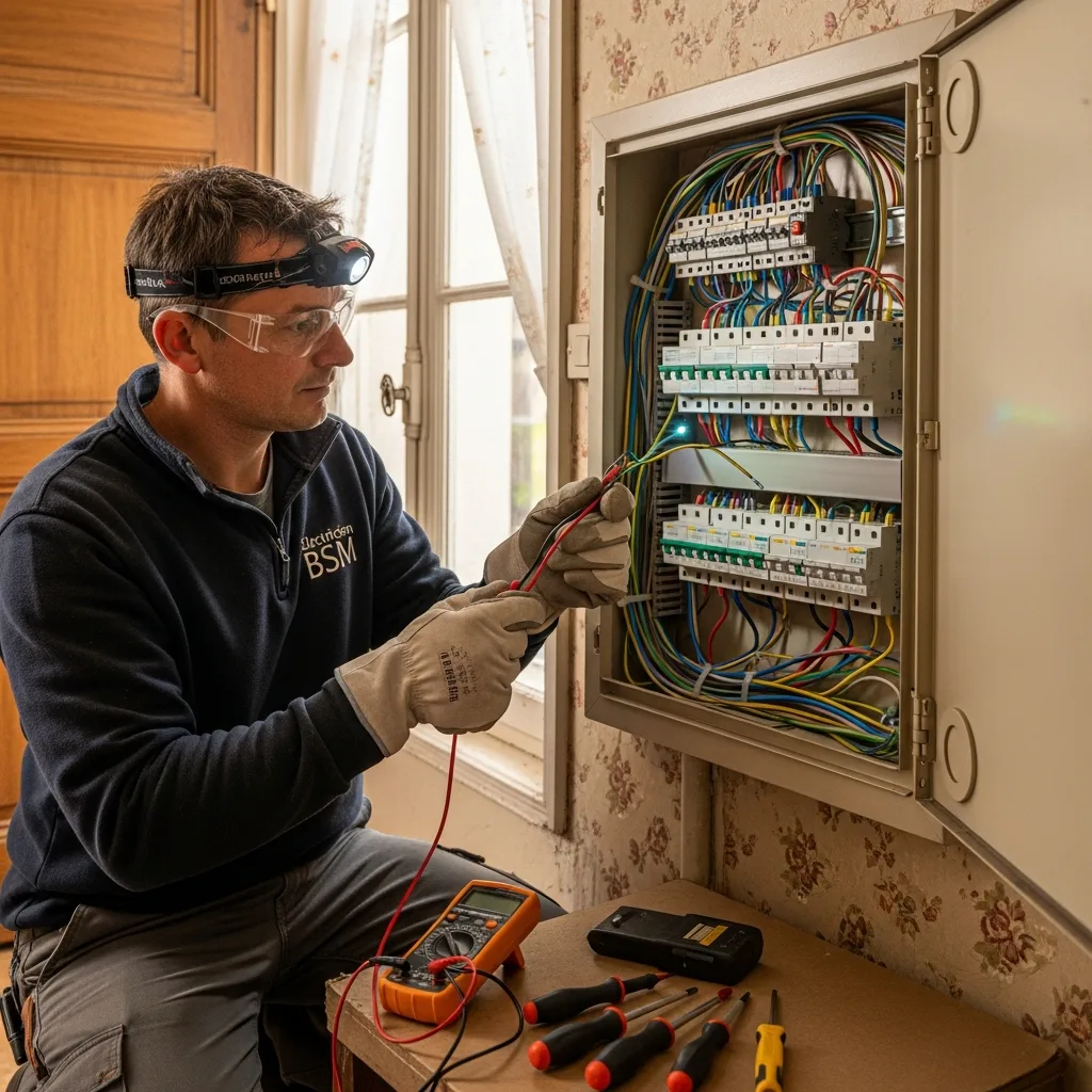 Électricien intervenant à Beautheil-Saints