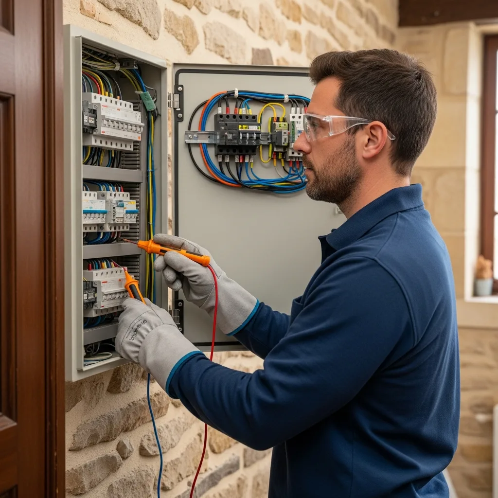 Électricien intervenant à Bennecourt