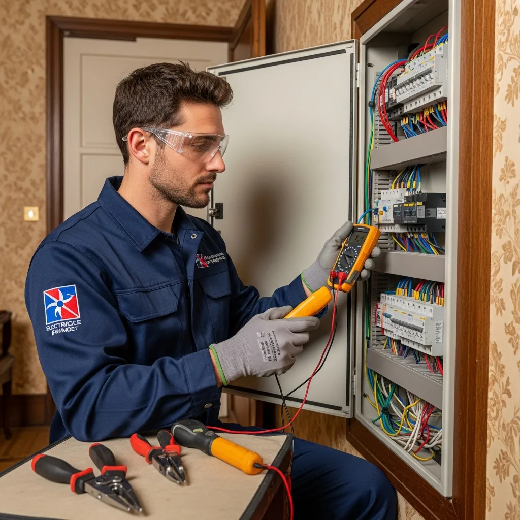 Électricien intervenant à Boissy-l'Aillerie