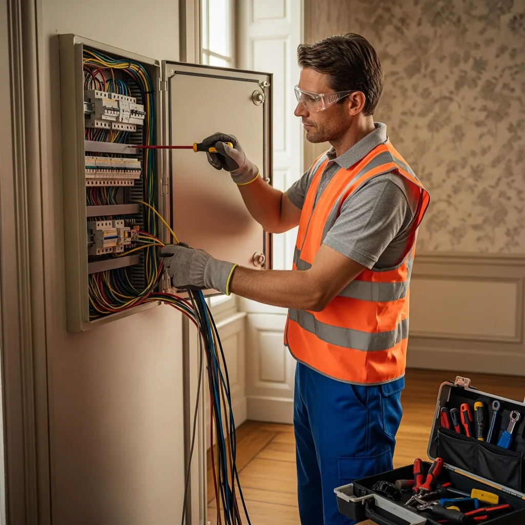 Électricien intervenant à Bougival