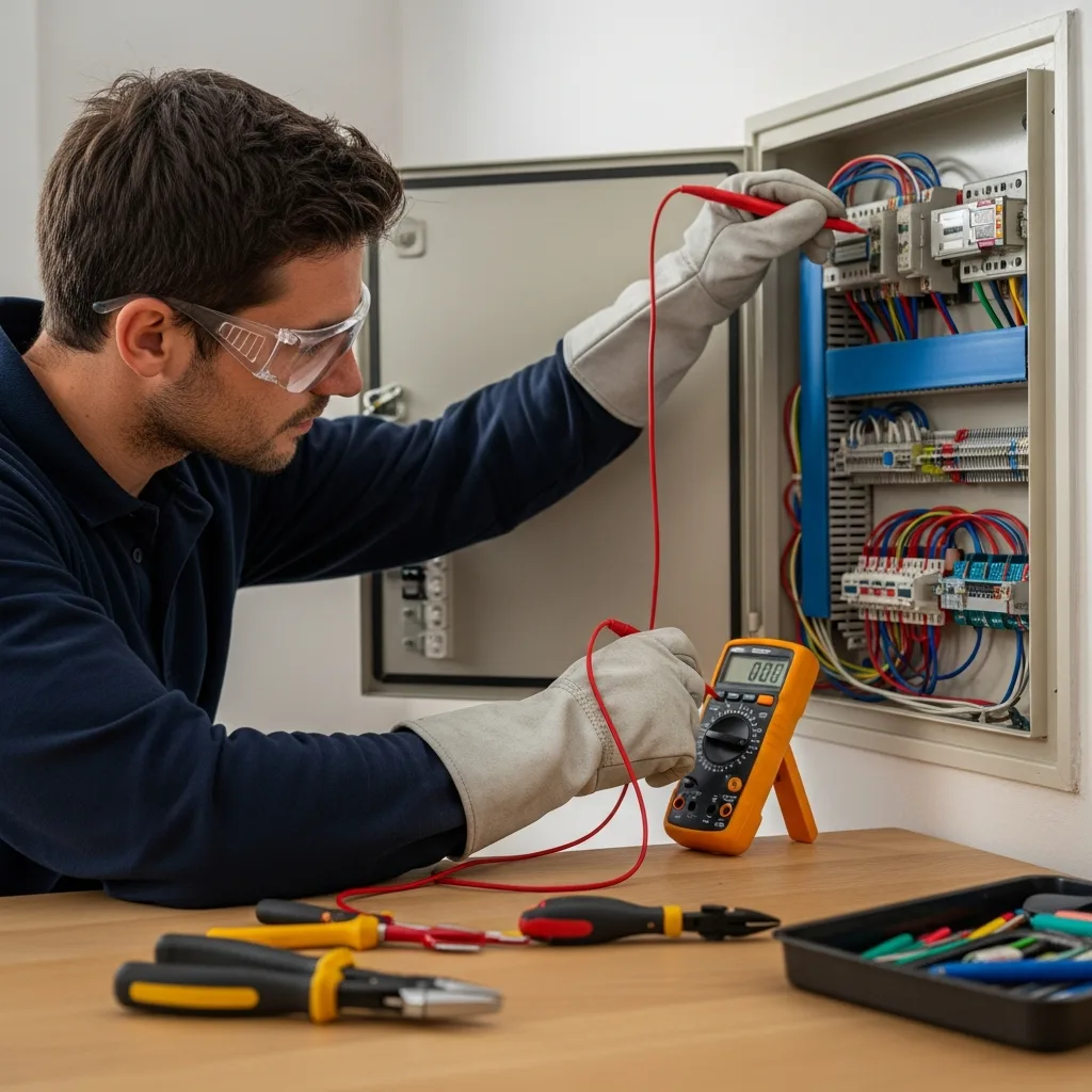 Électricien intervenant à Breuillet