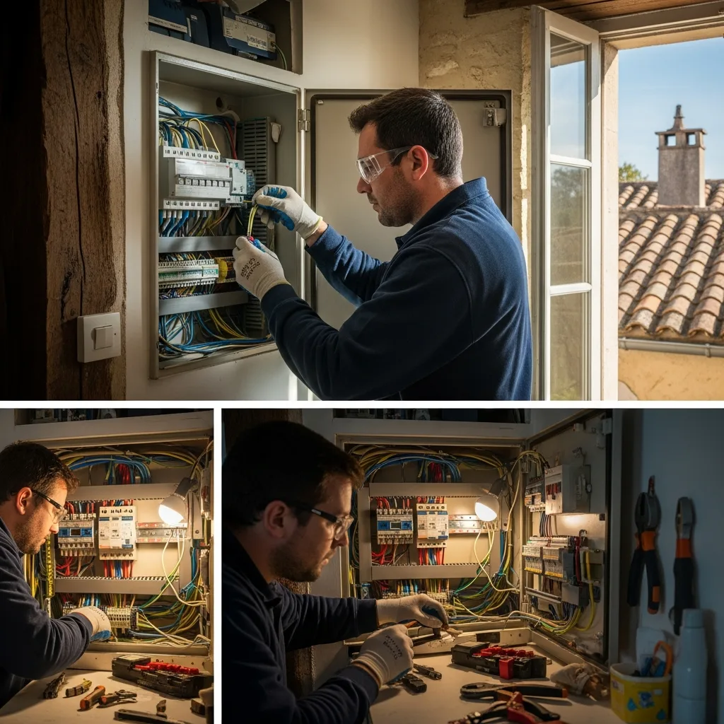 Électricien intervenant à Bréval