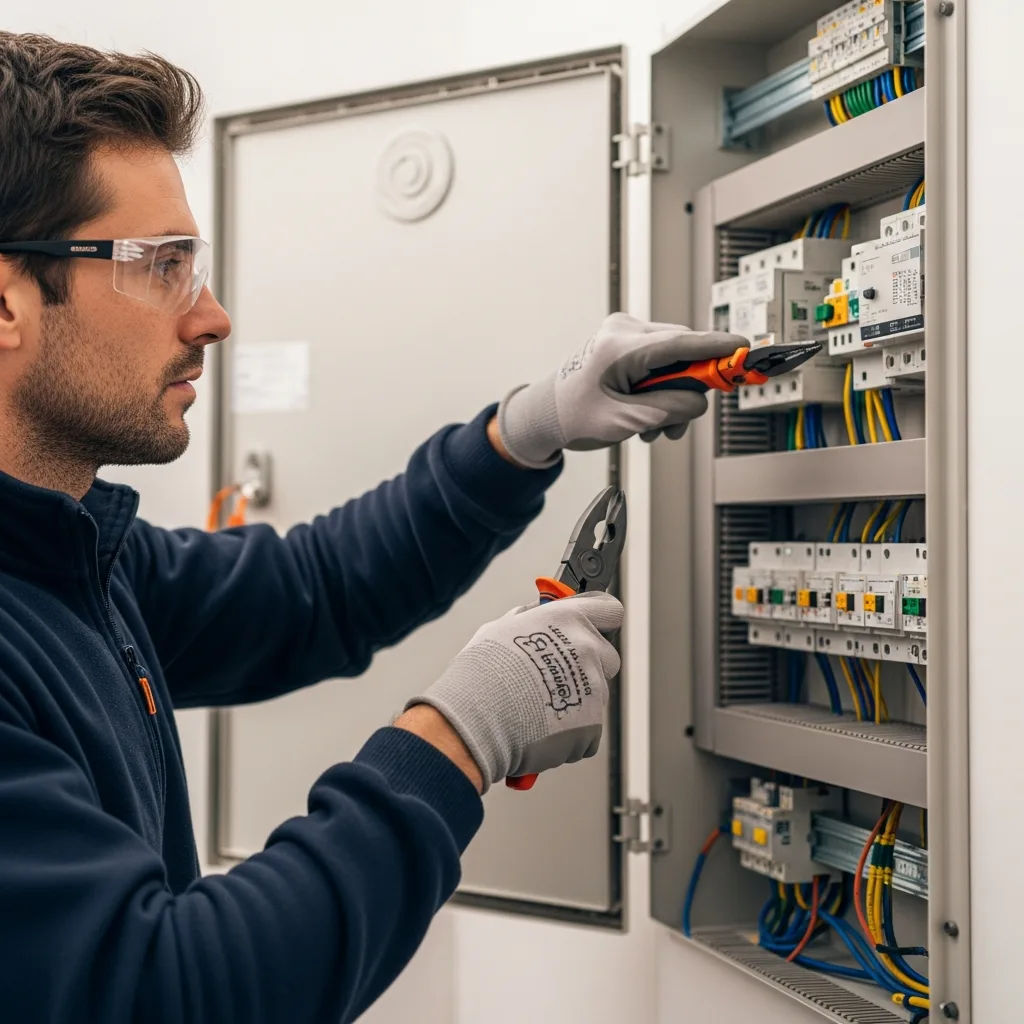 Électricien intervenant à Bruyères-le-Châtel