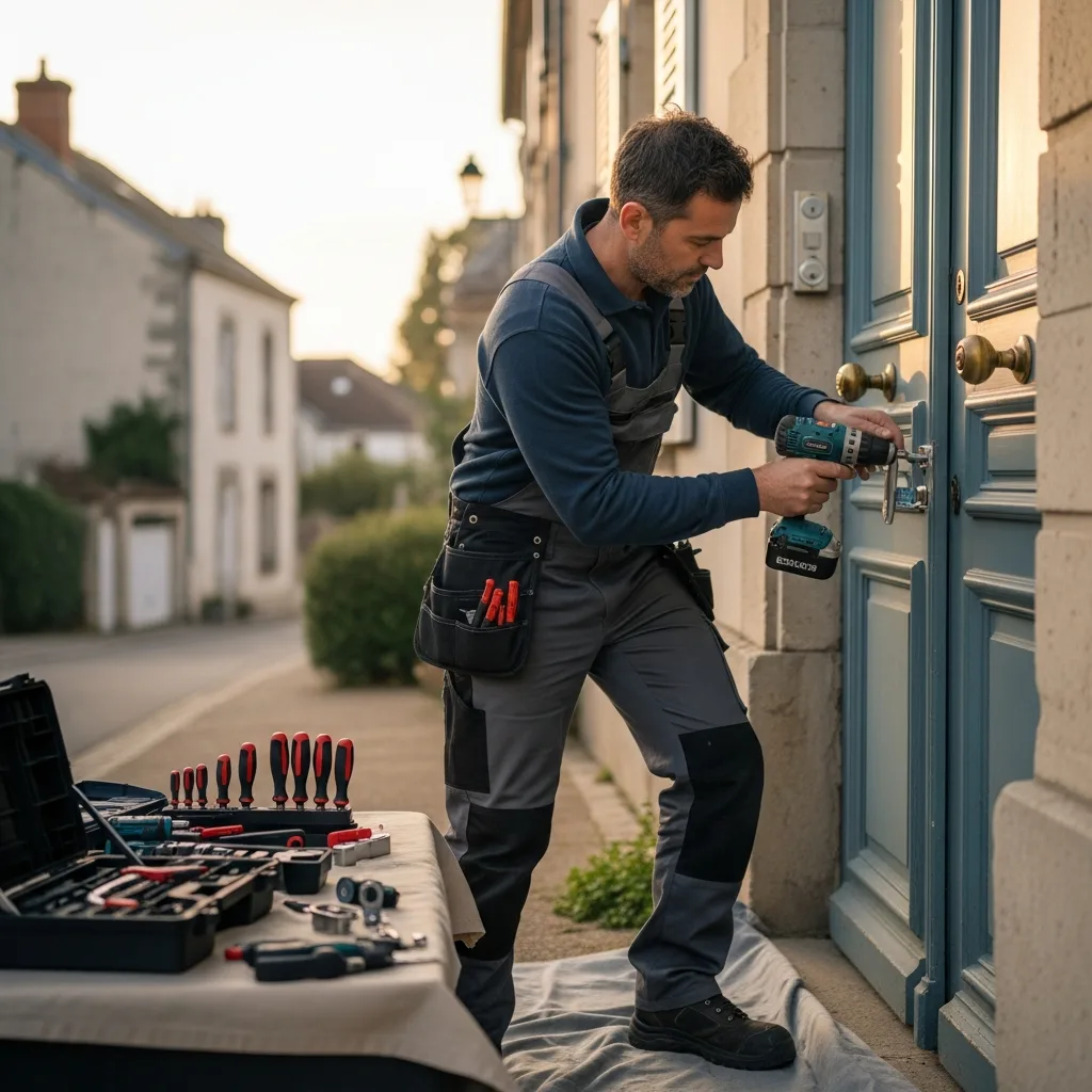 Installation serrure haute sécurité à Bruyères-le-Châtel (91680)