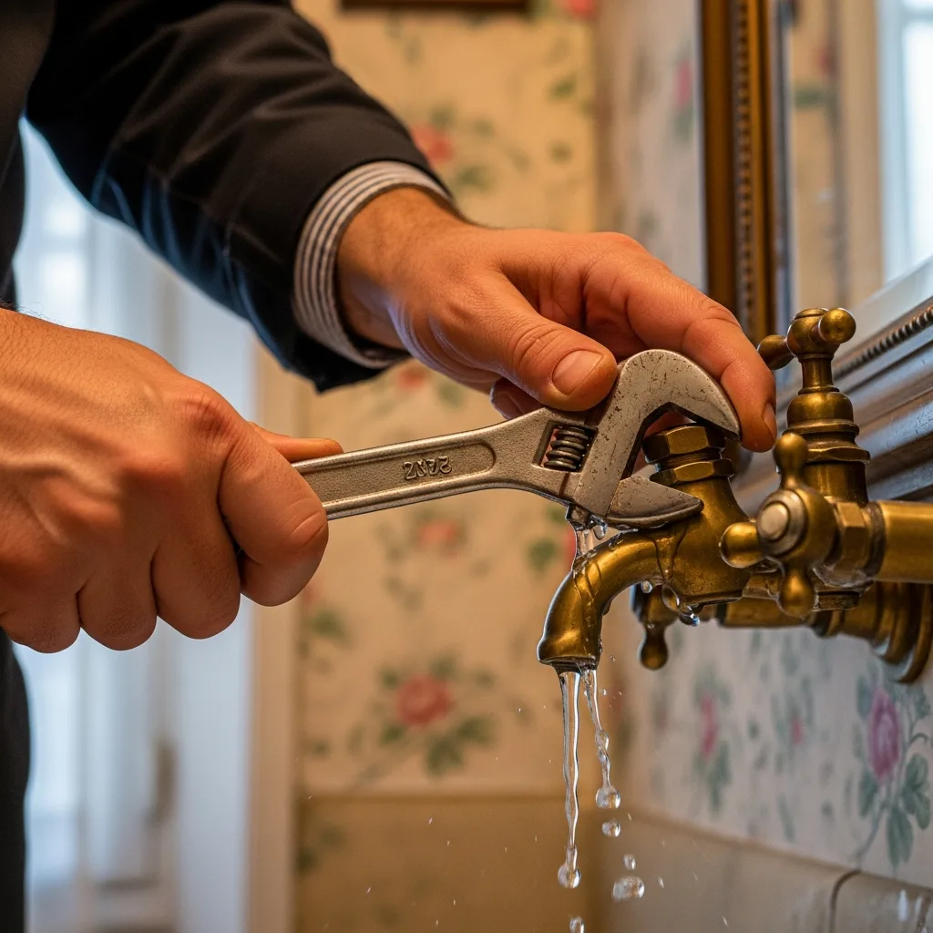 Réparation fuite d'eau à Cannes-Écluse
