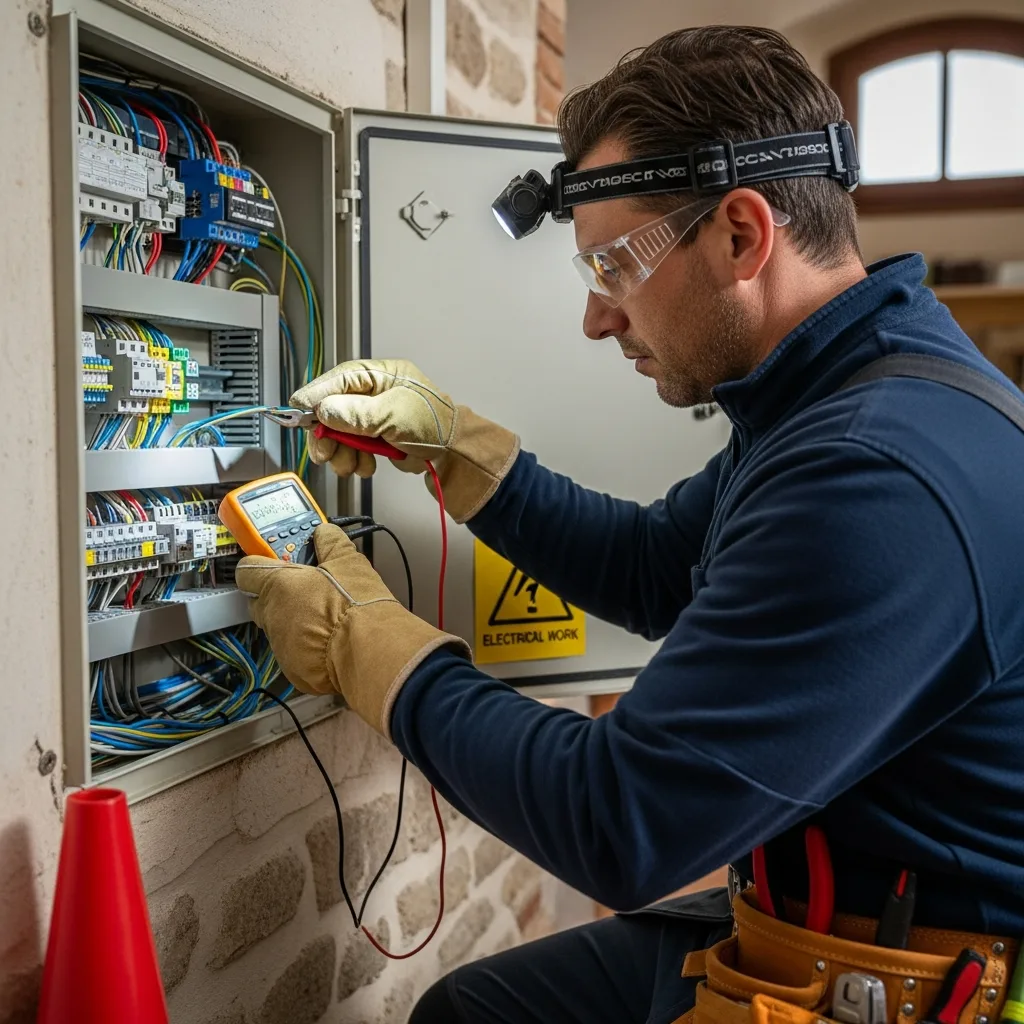 Électricien intervenant à Carrières-sur-Seine