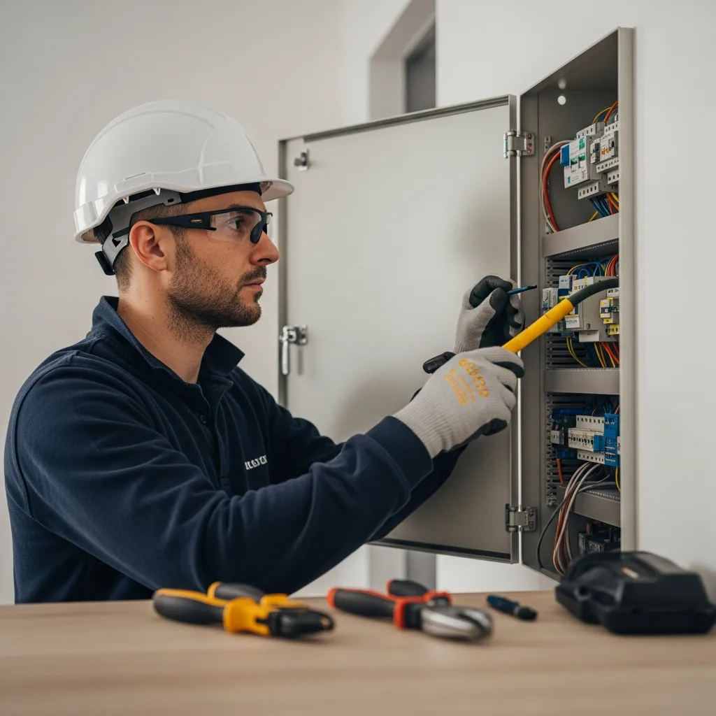 Électricien intervenant à Cergy