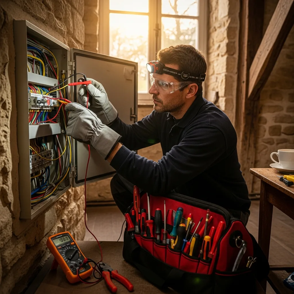 Électricien intervenant à Champagne-sur-Seine
