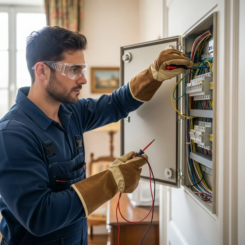 Électricien intervenant à Champlan