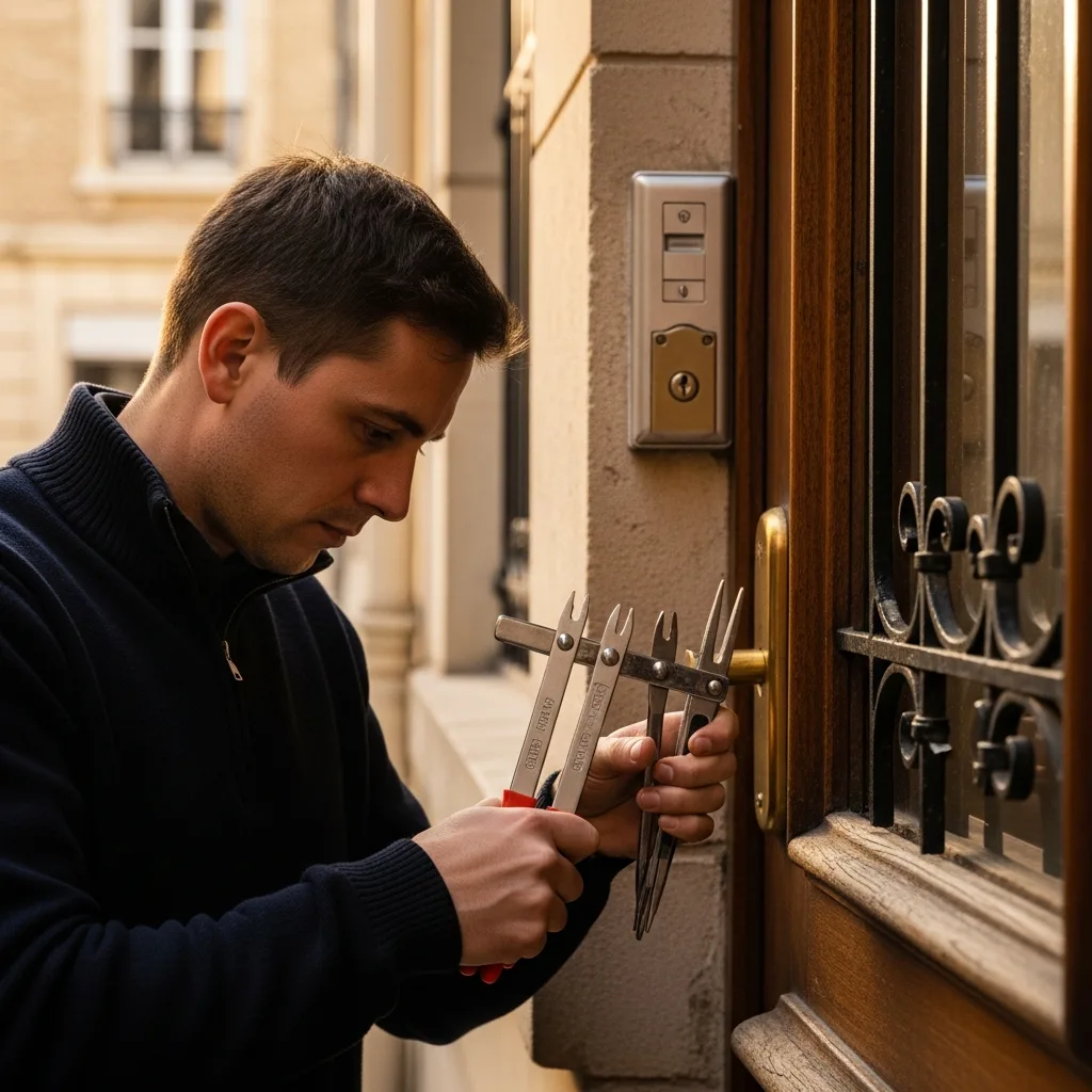 Serrurier ouvrant une porte à Changis-sur-Marne