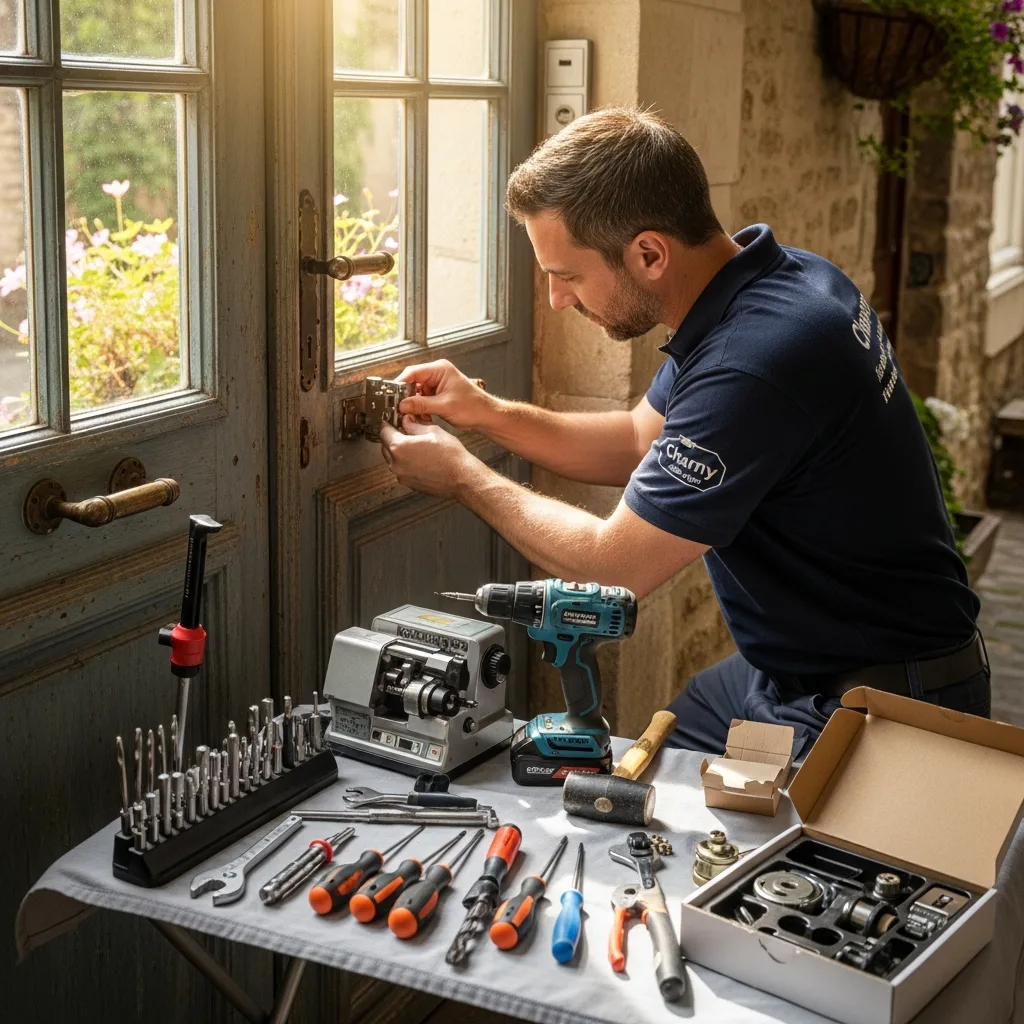 Installation serrure haute sécurité à Charny (77410)
