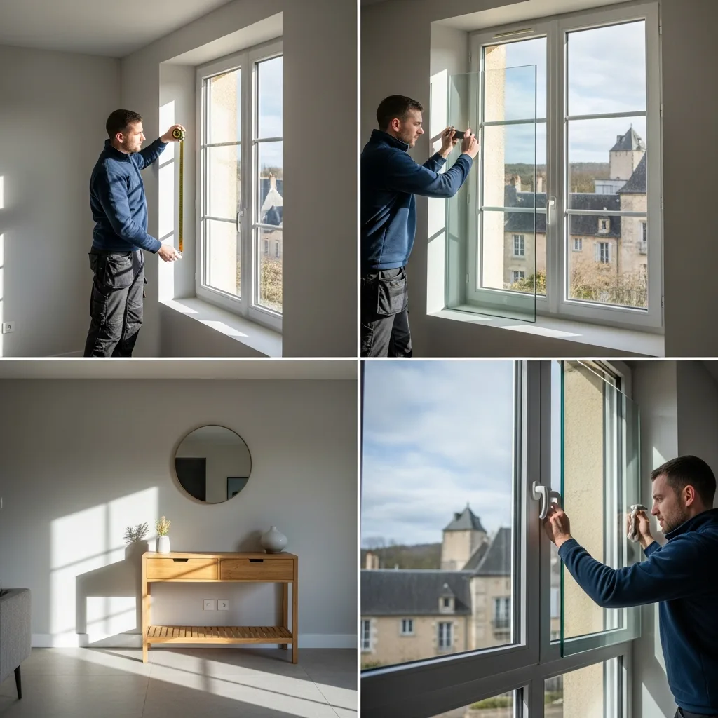 Pose double vitrage à Château-Landon (77570)