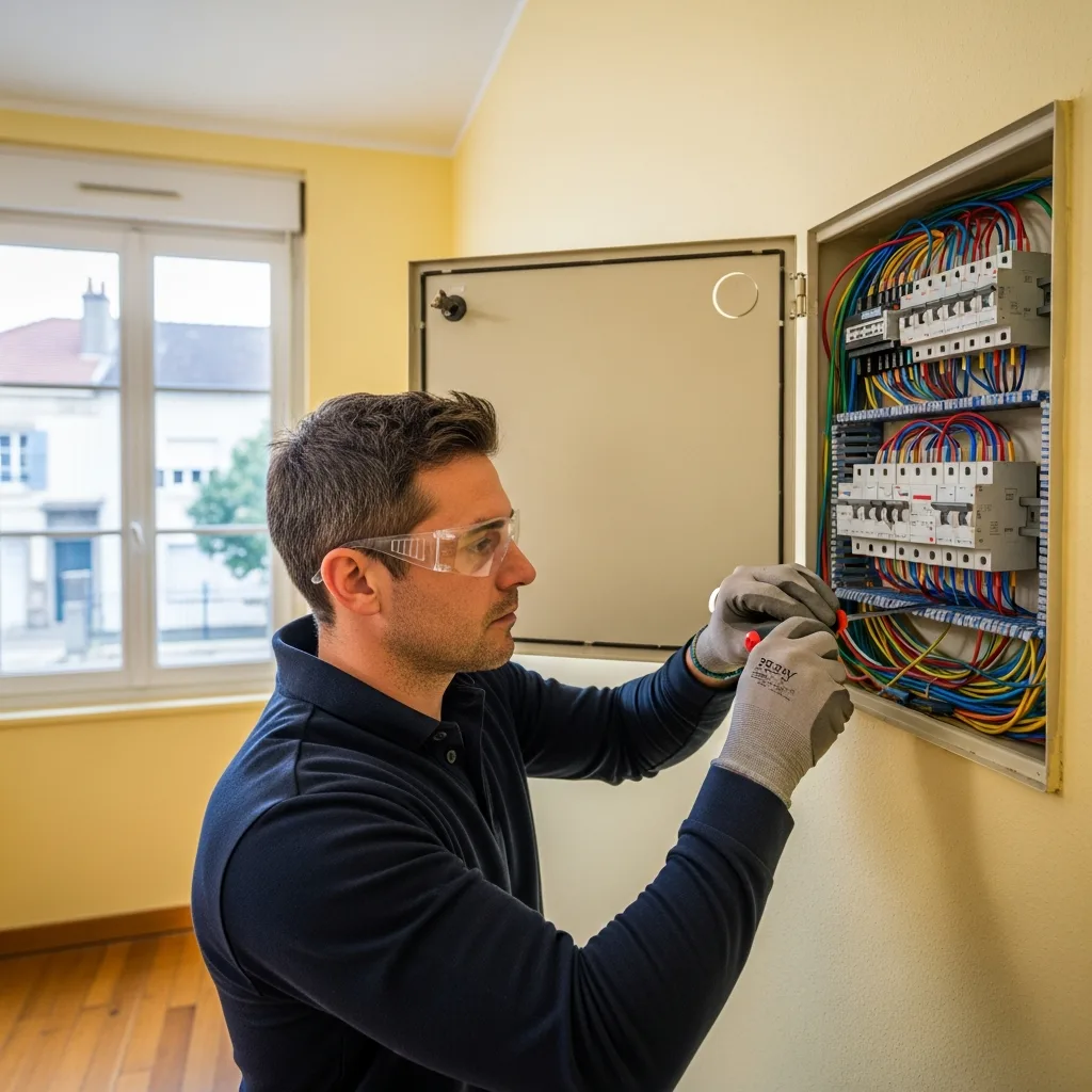 Électricien intervenant à Chelles