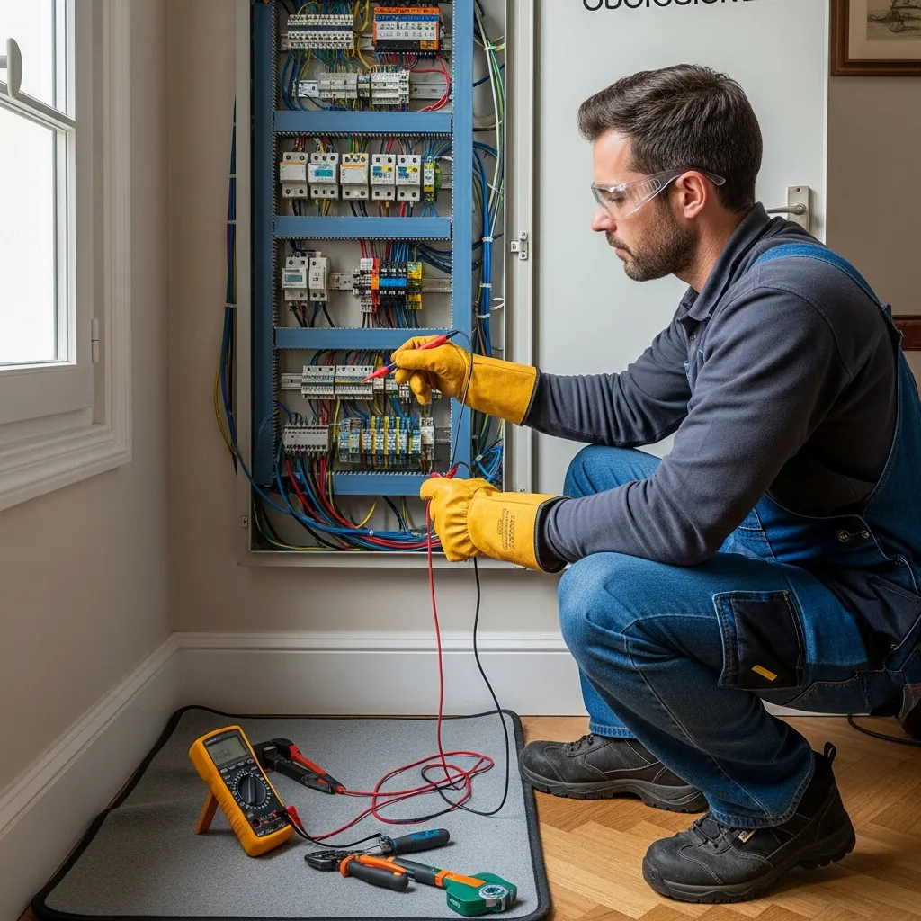 Électricien intervenant à Chessy