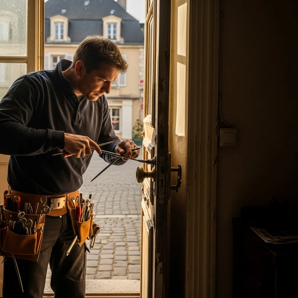Serrurier ouvrant une porte à Condé-sur-Vesgre