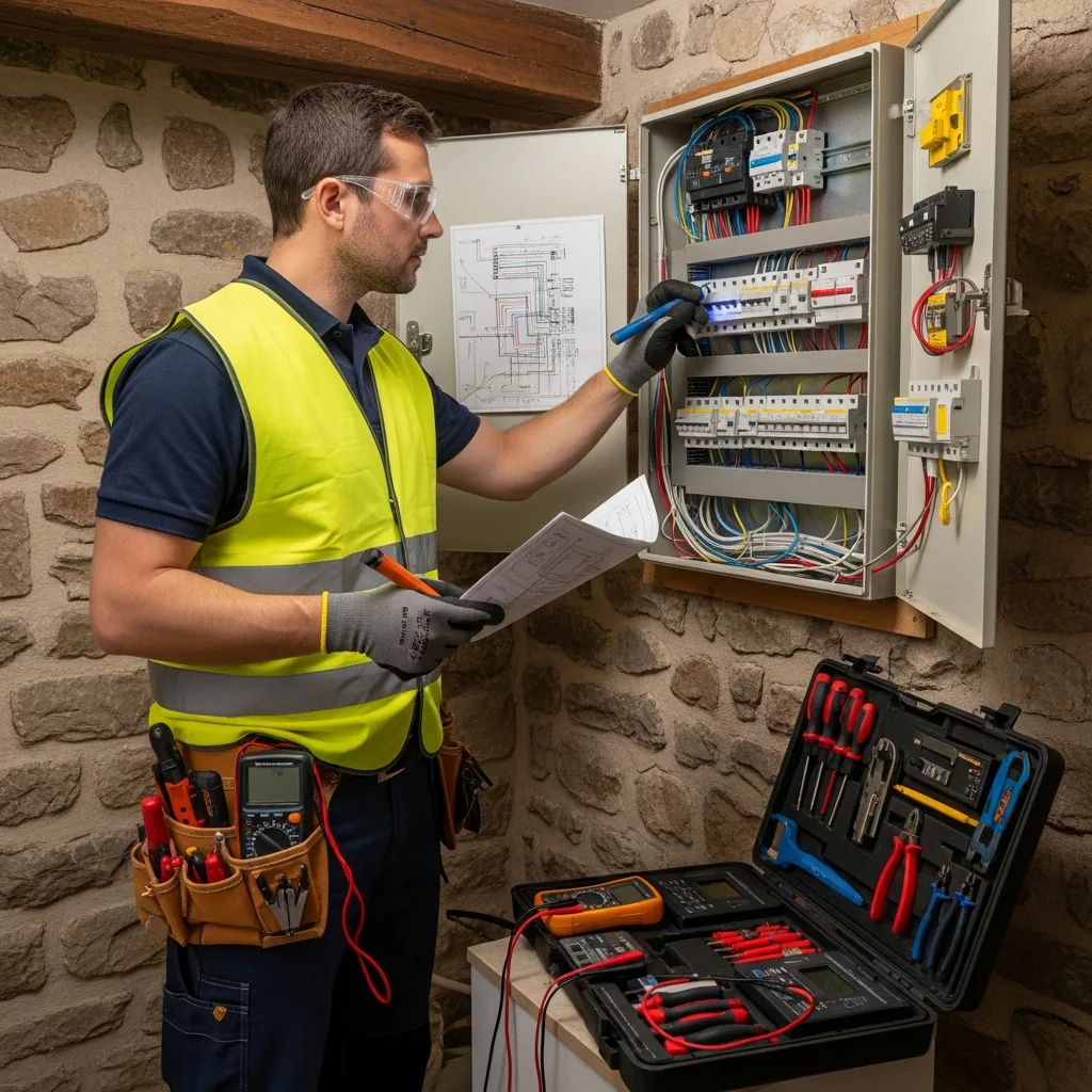 Électricien intervenant à Courbevoie