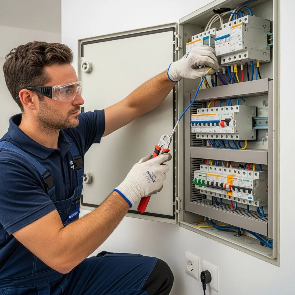 Électricien intervenant à Courdimanche