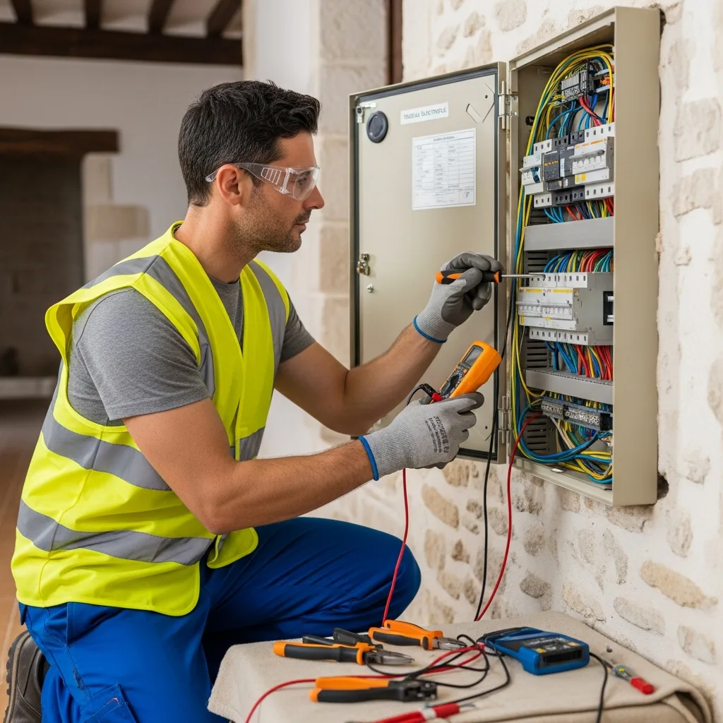 Électricien intervenant à Crécy-la-Chapelle