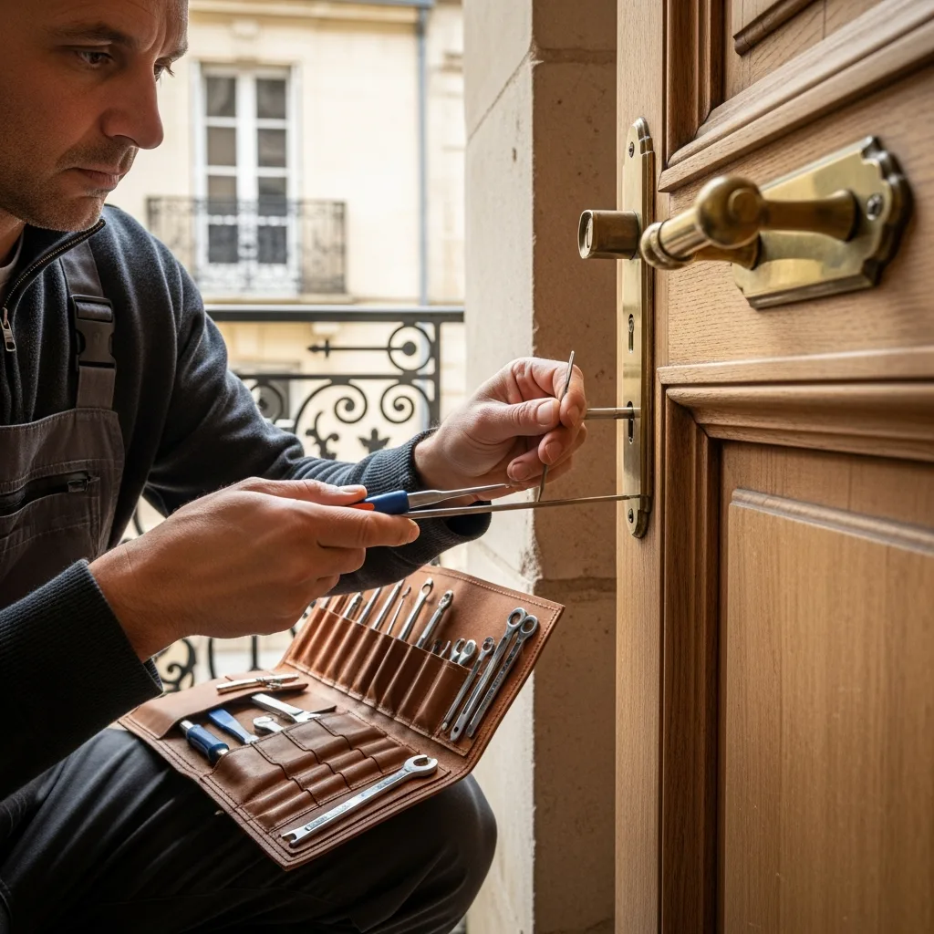 Serrurier ouvrant une porte à Crécy-la-Chapelle