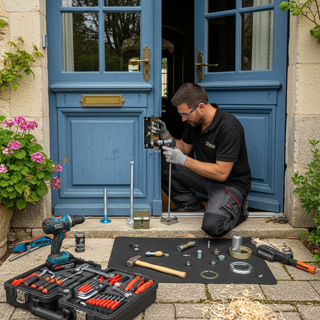 Installation serrure haute sécurité à Crespières (78121)