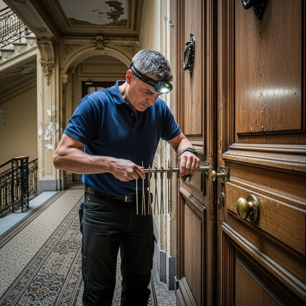 Serrurier ouvrant une porte à Crouy-sur-Ourcq