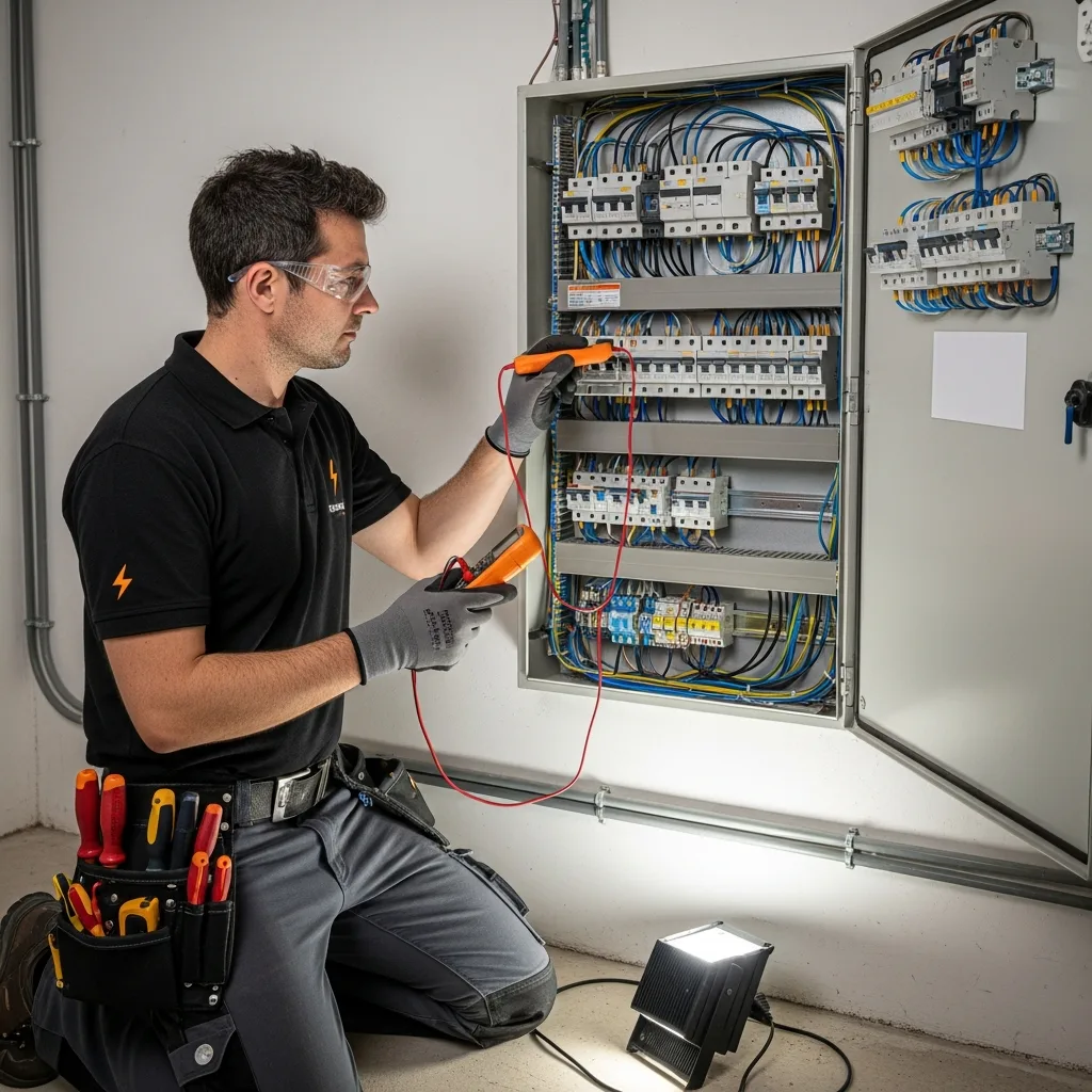 Électricien intervenant à Domont
