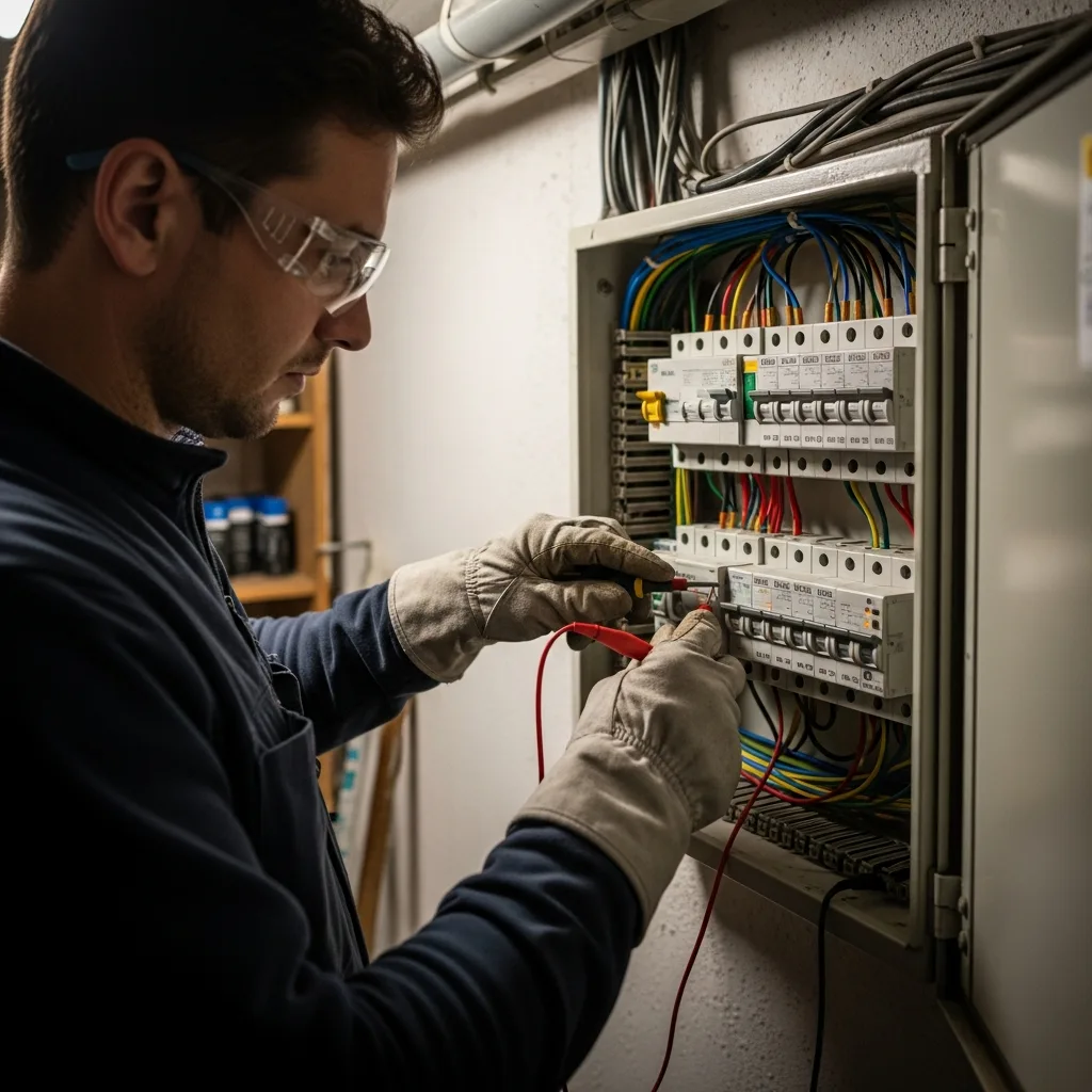 Électricien intervenant à Dourdan