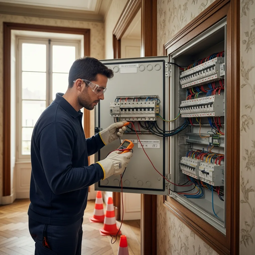 Électricien intervenant à Draveil