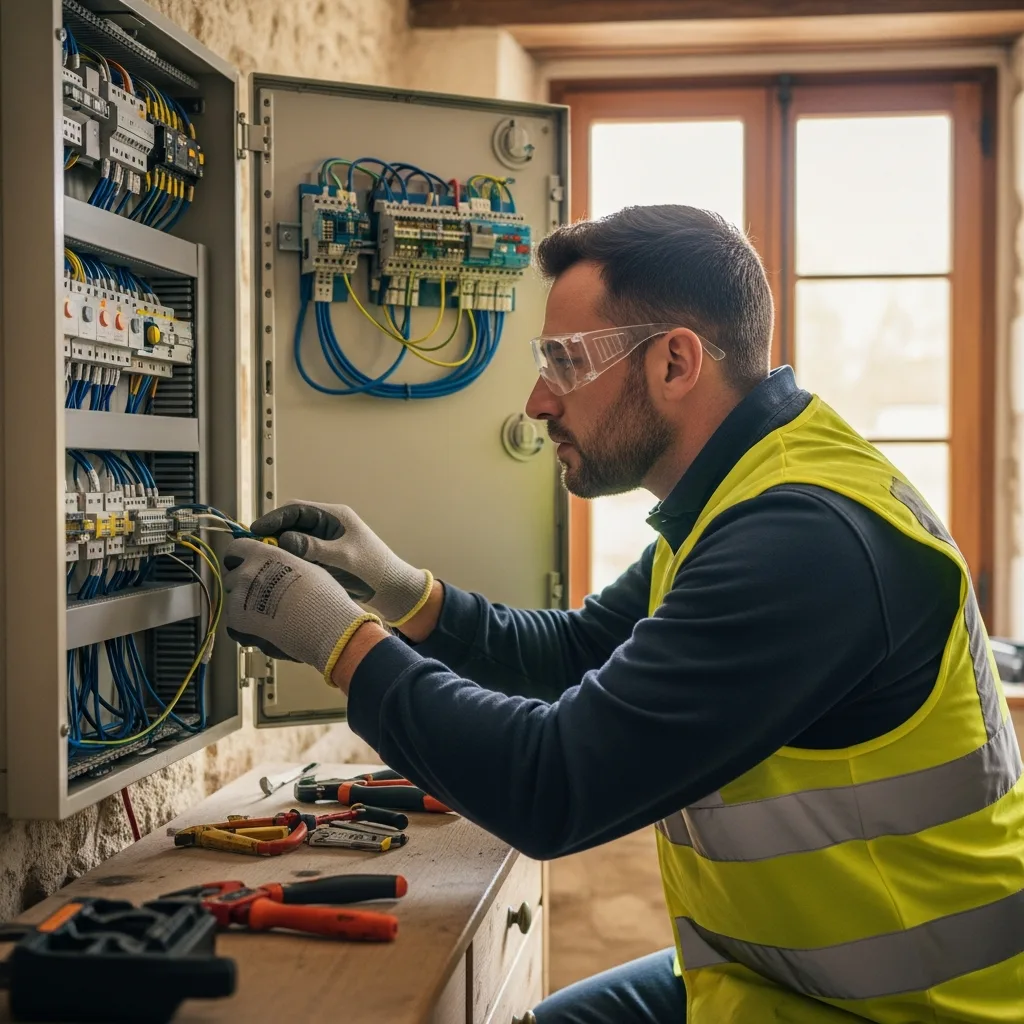 Électricien intervenant à Égreville