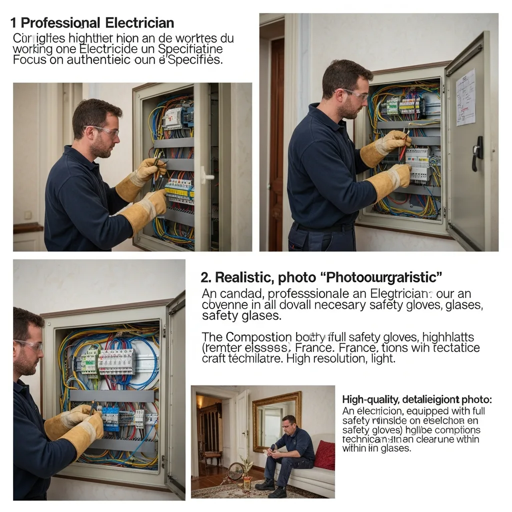 Électricien intervenant à Éragny