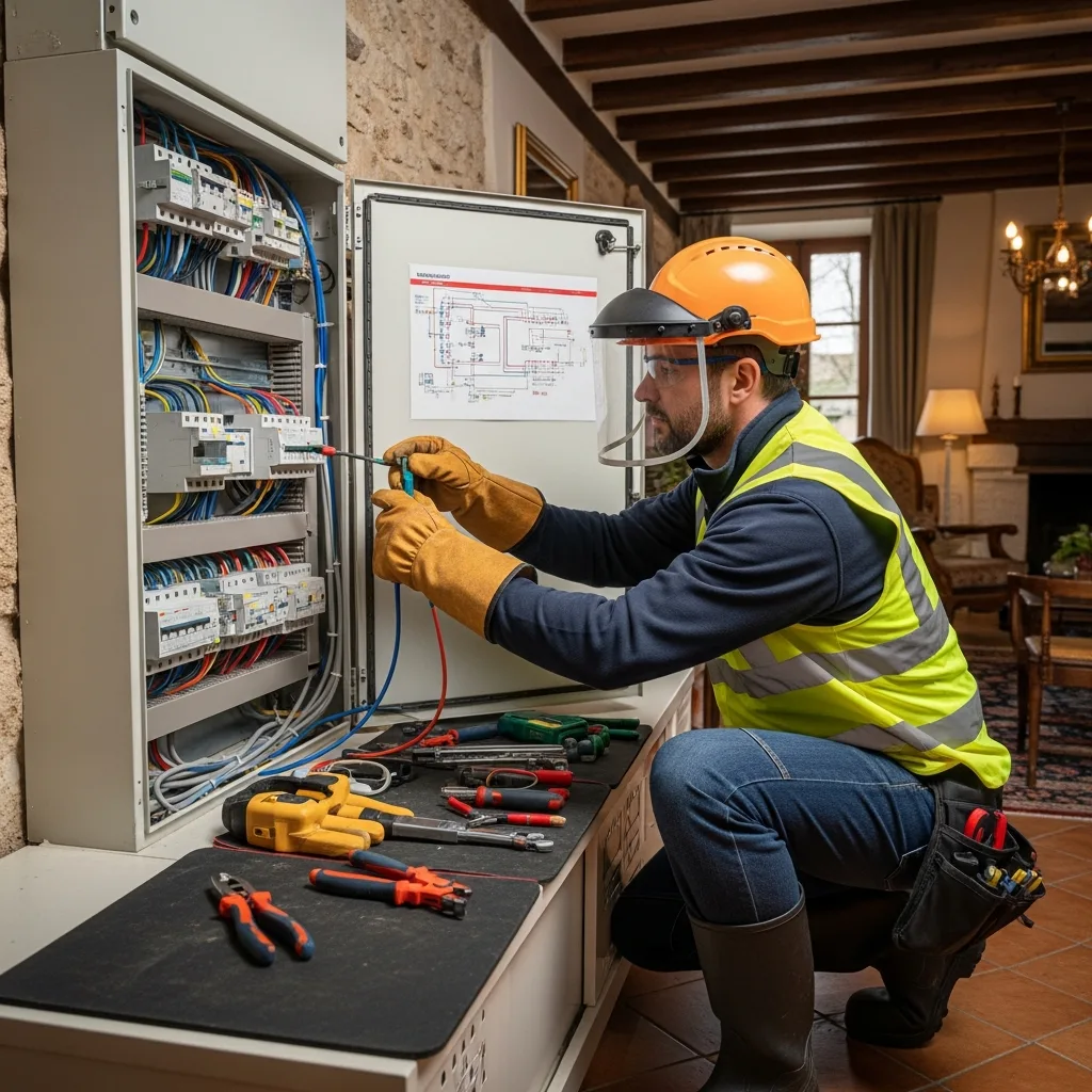 Électricien intervenant à Esbly