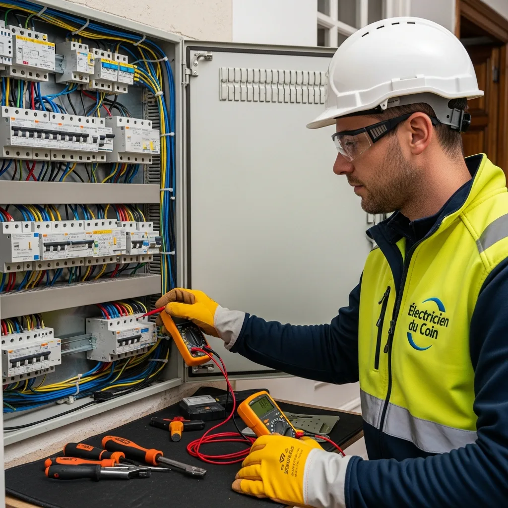 Électricien intervenant à Évry-Courcouronnes