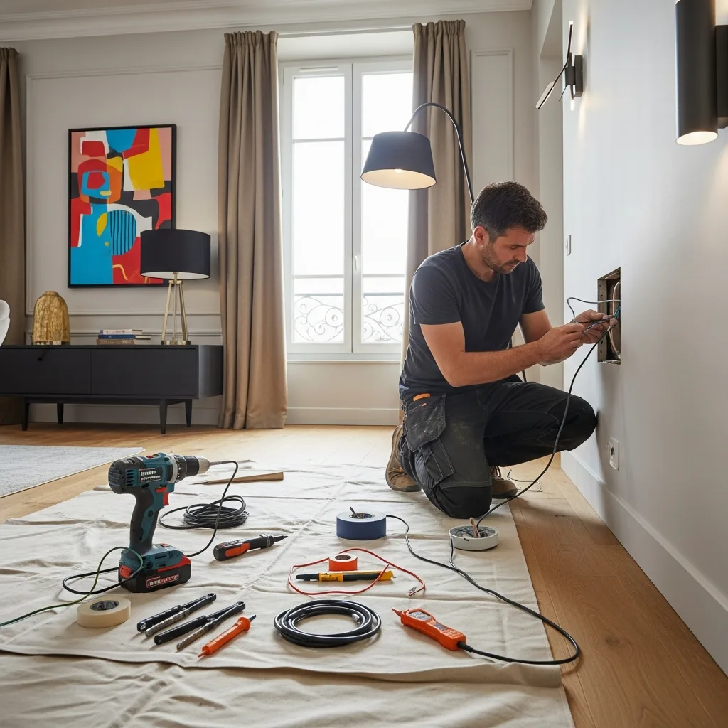 Installation électrique à Favières (77220)