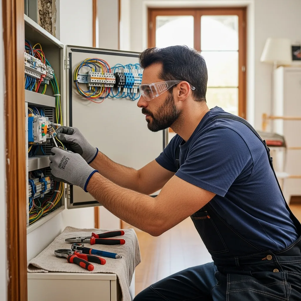 Électricien intervenant à Fontenailles