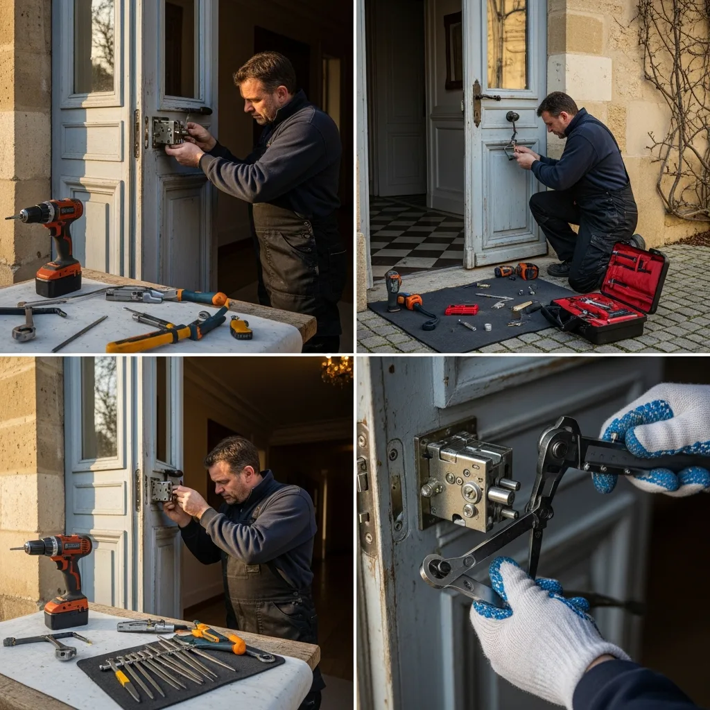 Installation serrure haute sécurité à Fontenay-le-Vicomte (91540)