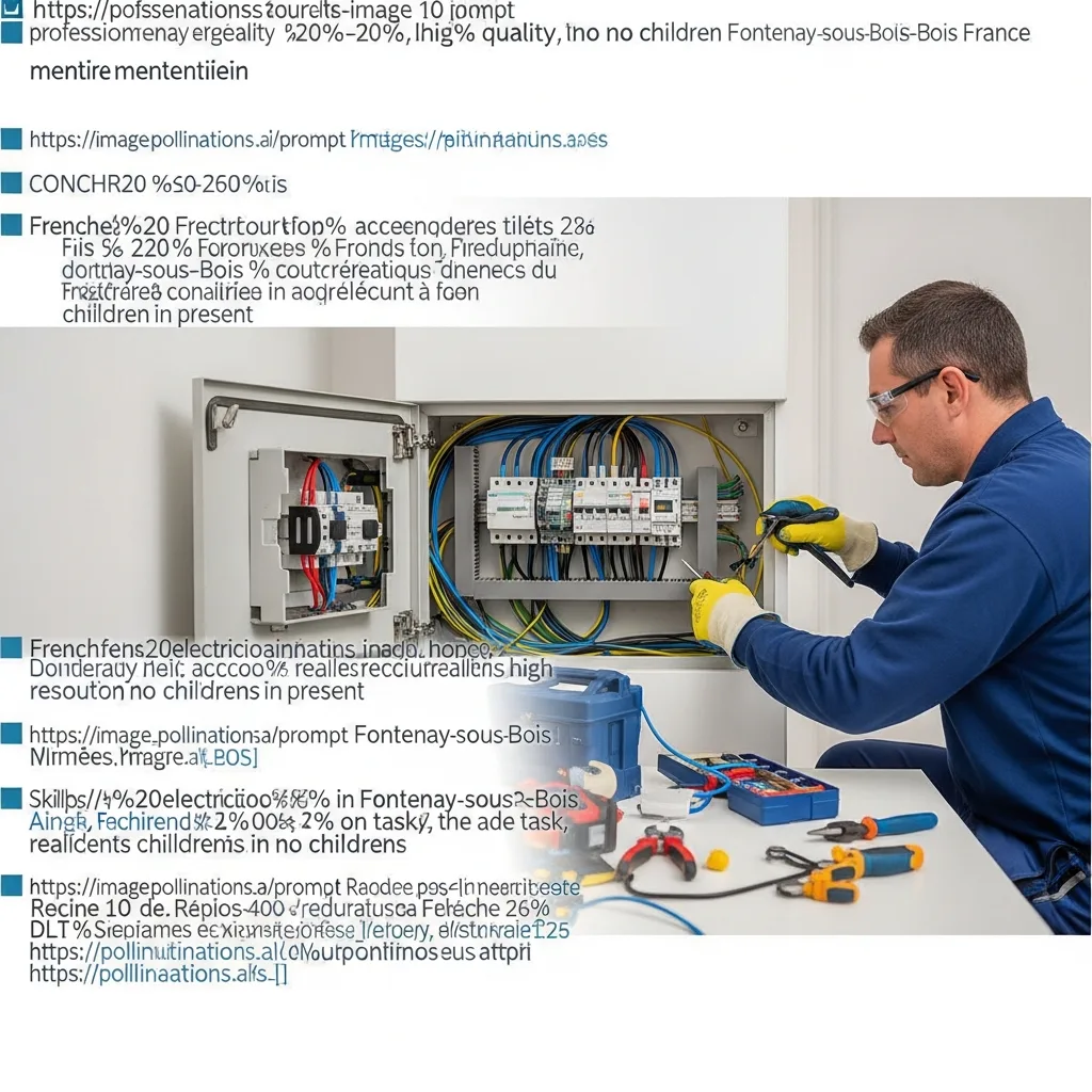 Électricien intervenant à Fontenay-sous-Bois