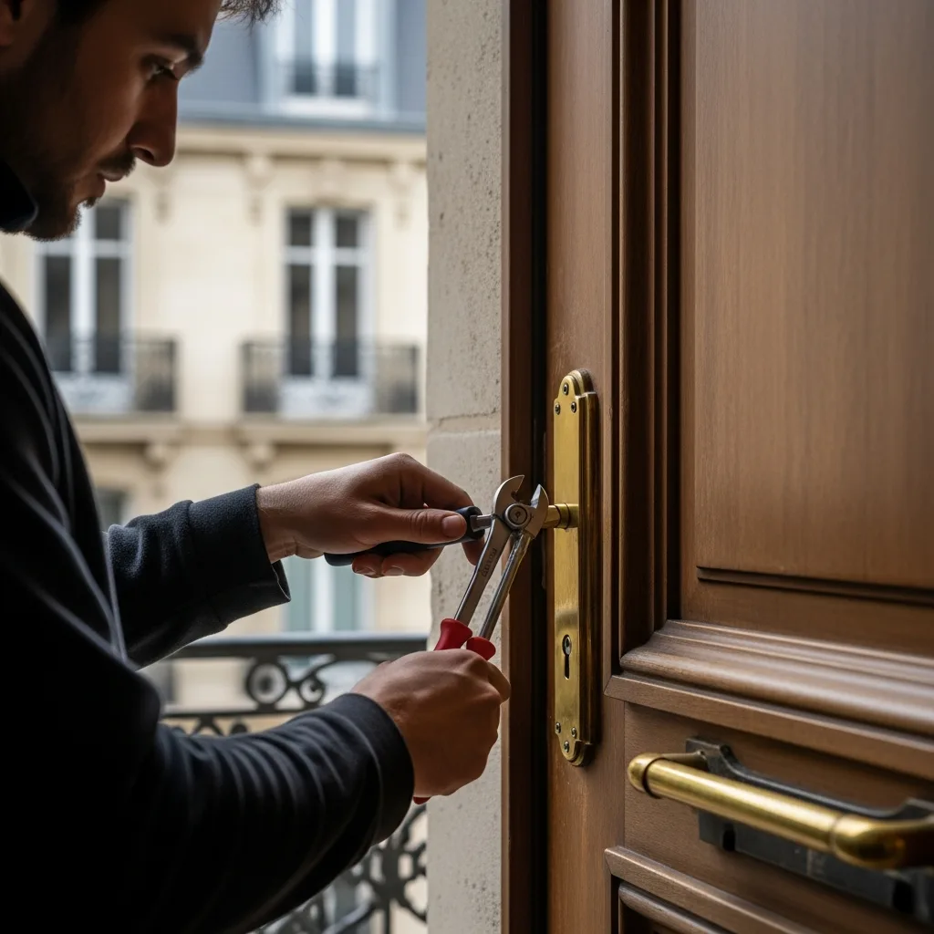 Serrurier ouvrant une porte à Fontenay-Trésigny
