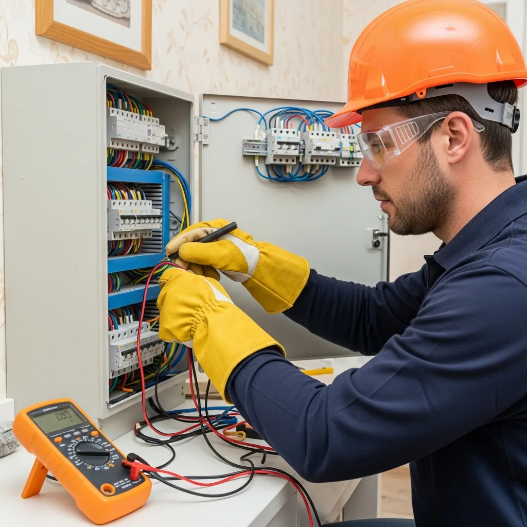 Électricien intervenant à Franconville