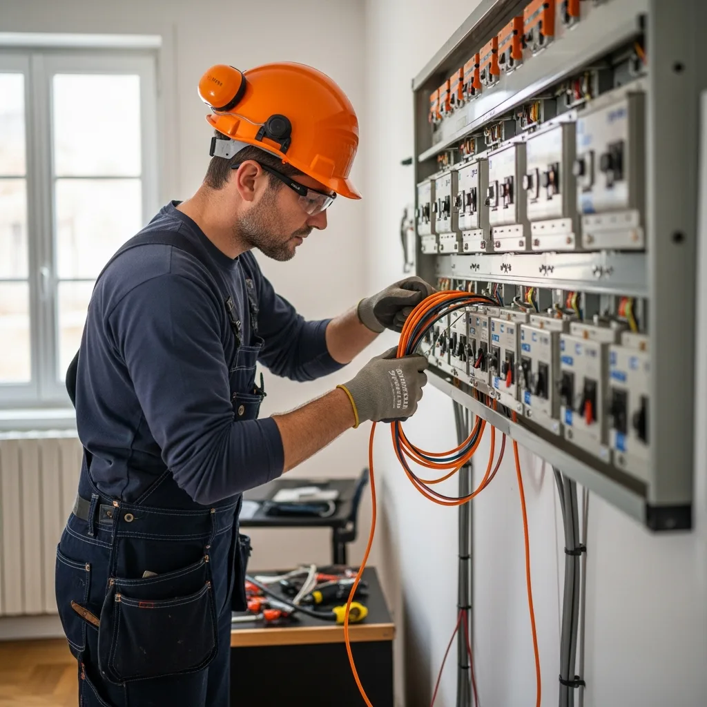 Électricien intervenant à Frépillon