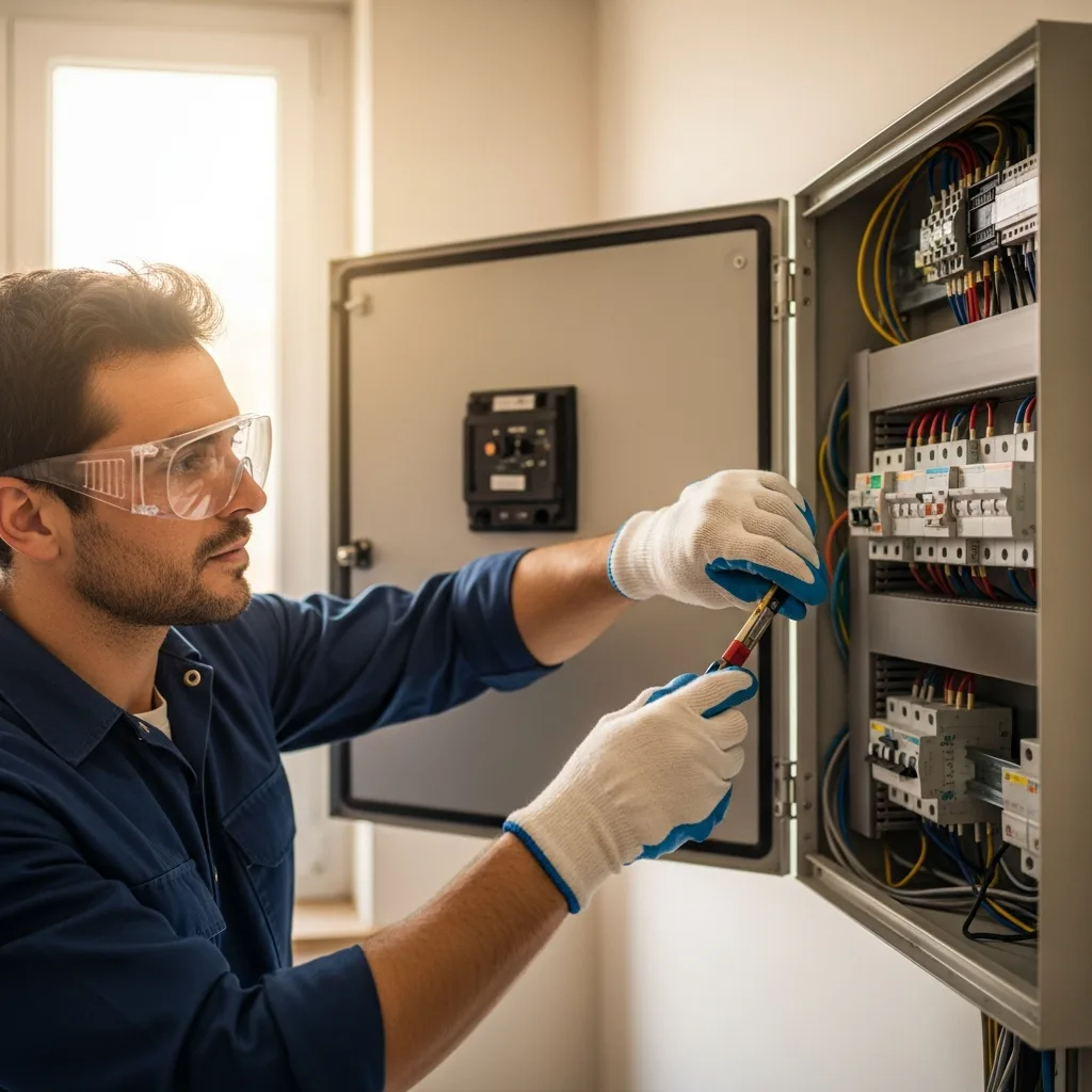 Électricien intervenant à Garches