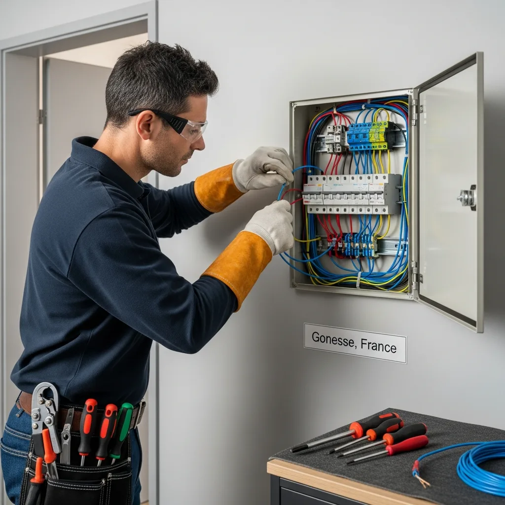 Électricien intervenant à Gonesse